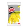 3M Guante de Limpieza Satinado Scotch-Brite Profesional  G 8-8 1/2 Amarillo Grande ME400000597