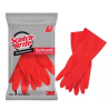 3M Guante de Limpieza Satinado Scotch-Brite Profesional M7-7 1/2 Rojo Mediano ME400000563