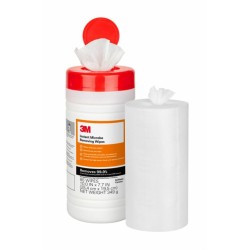 3M Toalla Removedora de  Bacterias al instante  Toalla De 25,4 Cm X 19,5 Cm Bote Con 85 Toallitas 75040075816