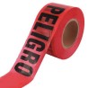Cinta Plástica Roja Leyenda Peligro 072x305 mts GID VIP 250