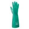 Showa Guante Contra Quimicos Con Recubrimiento De Nitrilo Verde Talla 7 Mod 730