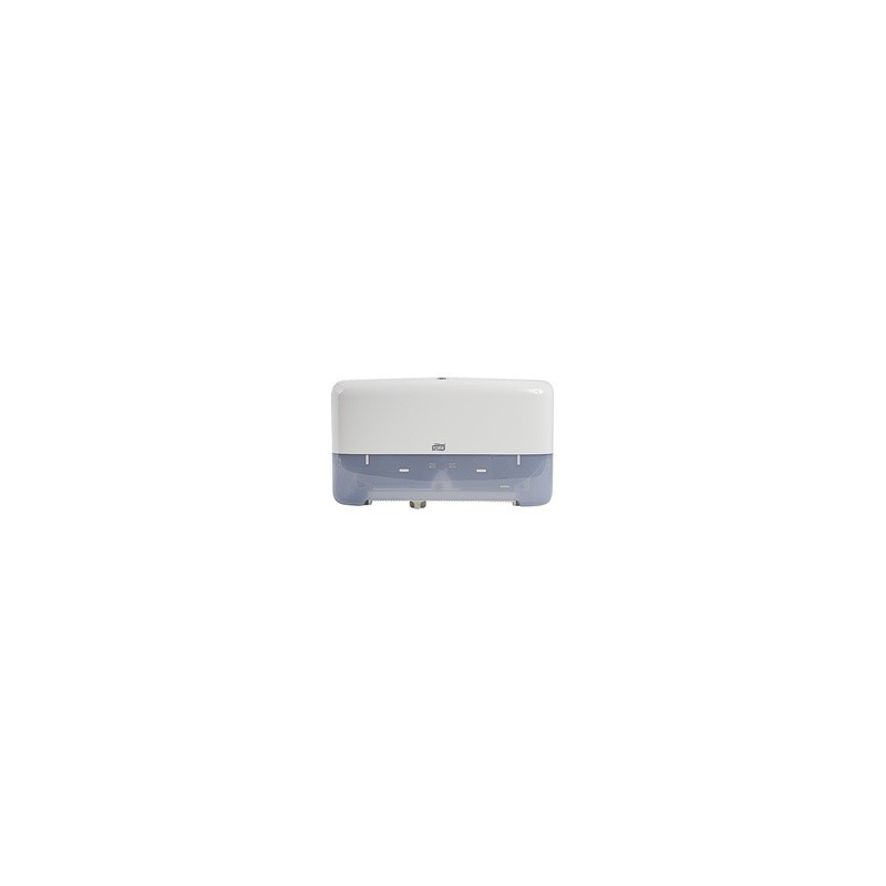 TORK Despachador de papel Higiénico en Bobina Mini Twin Blanco 555520
