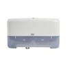 TORK Despachador de papel Higiénico en Bobina Mini Twin Blanco 555520
