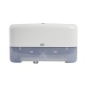 TORK Despachador de papel Higiénico en Bobina Mini Twin Blanco 555520