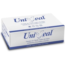 Uniseal Guante Multiusos Vinyl Transparente PF GM Grande 017-8