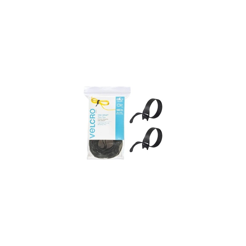 Velcro Correas Autoadherible Para Ordenar Cables 20.3x1.2 Cm 25 Pz