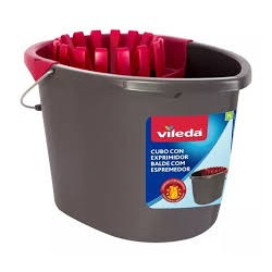 Vileda Cubeta Cubo Exprime Facil Gris Style Capacidad 7 Litros