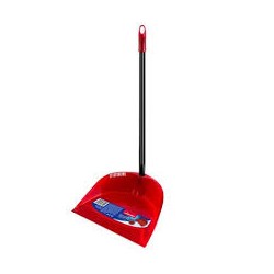 Vileda Recogedor Con Mango Rojo L/Goma VARJAR-36